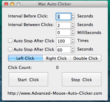 Auto clicker by murgaa.com for mac